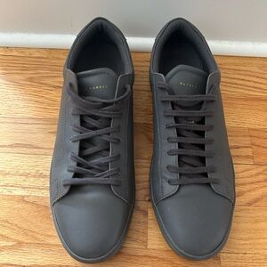 Oliver Cabell Men’s Matte Black Low-Top Sneakers